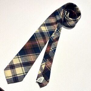 Gitman Brothers cotton plaid tie